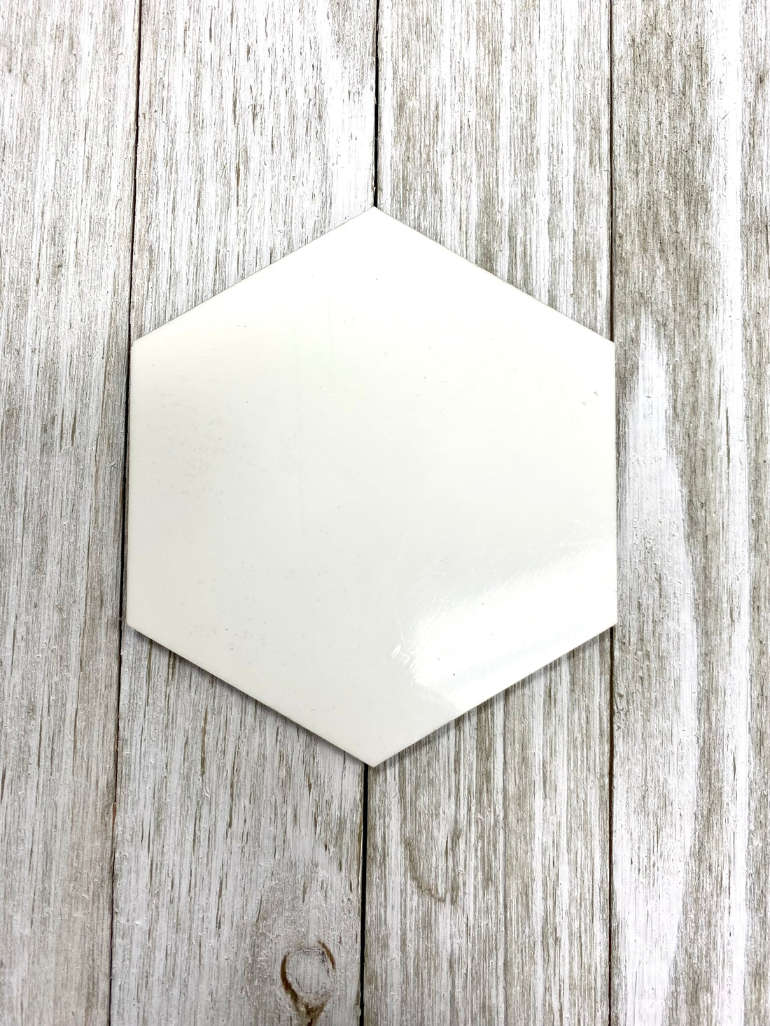Hexagon Shaped Cork Sublimation Coaster