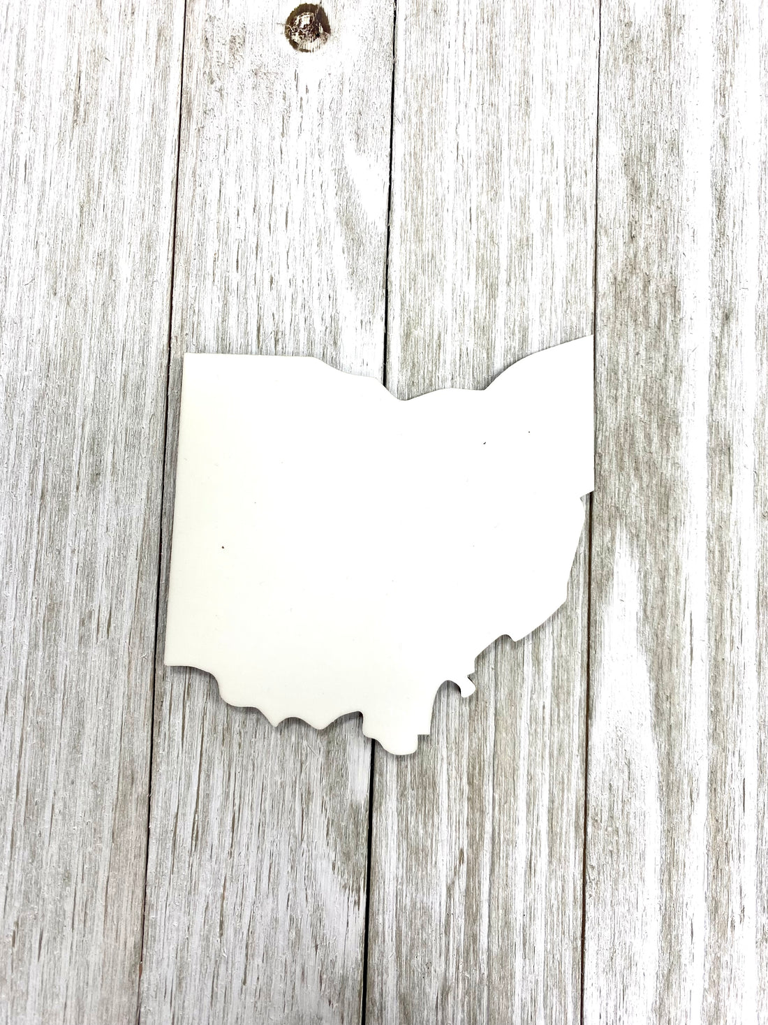 Ohio Shaped Cork Sublimation Coaster