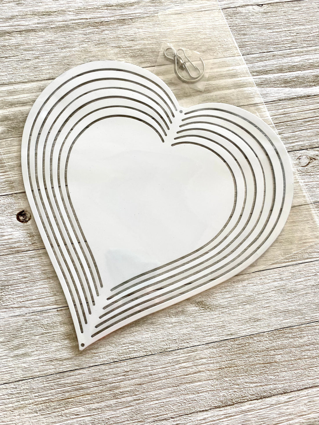 Heart Sublimation Wind Spinner