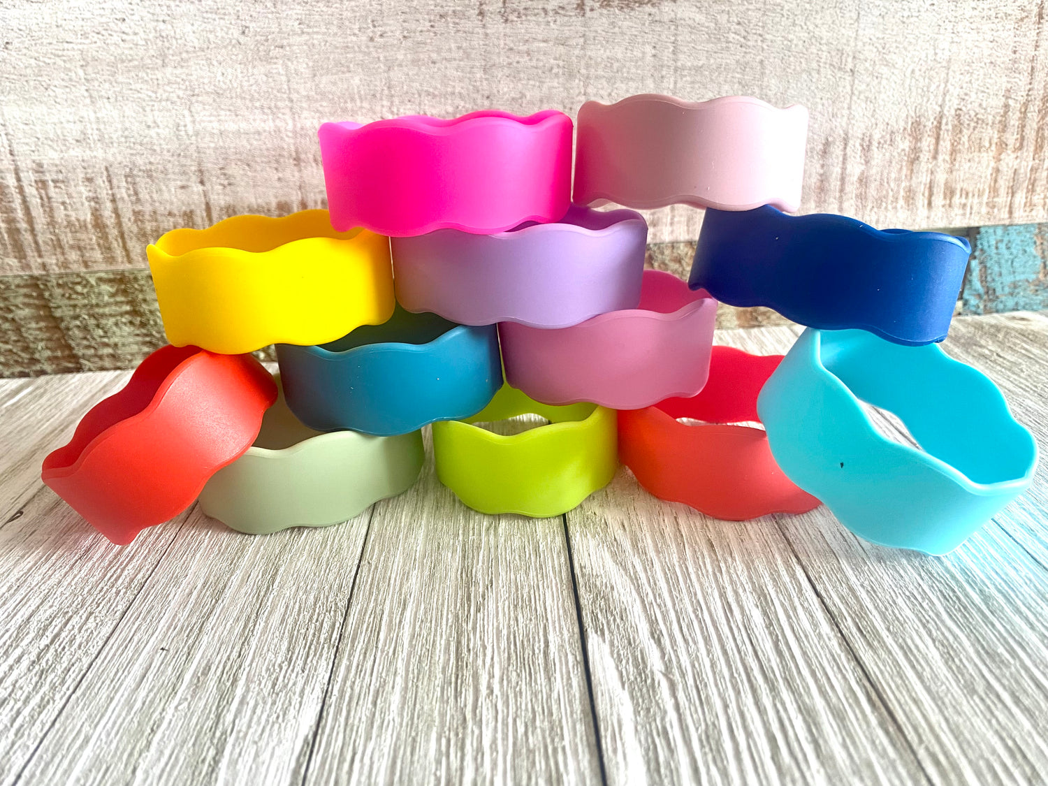Wavy Silicone Cup Bands
