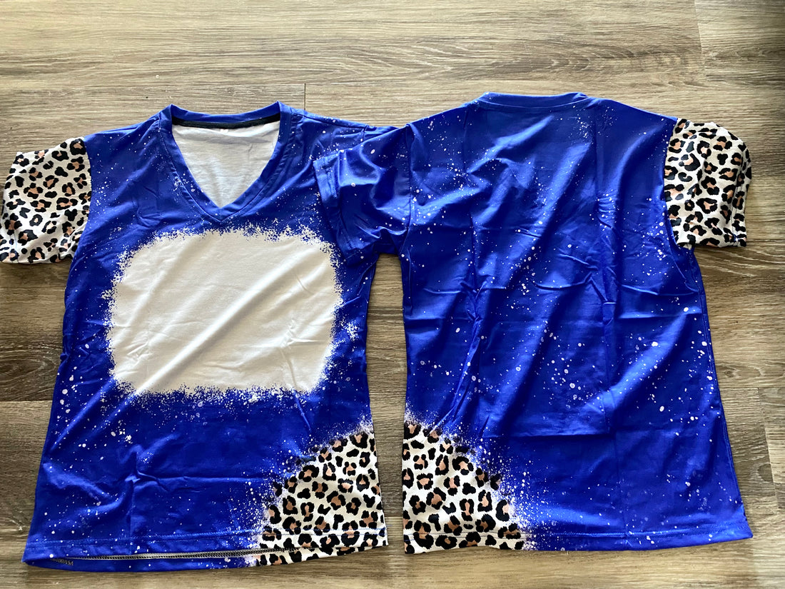 Trendy Leopard Print, Fashionable T-Shirt, Stylish Blue Apparel, Polyester Clothing, Unique Print Tee, Animal Print Fashion, Casual Wear, Comfortable Polyester Shirt, Contemporary Style Top, Blue Leopard Design, Trendsetting Apparel, Eye-catching Tee, Urban Fashion Piece,