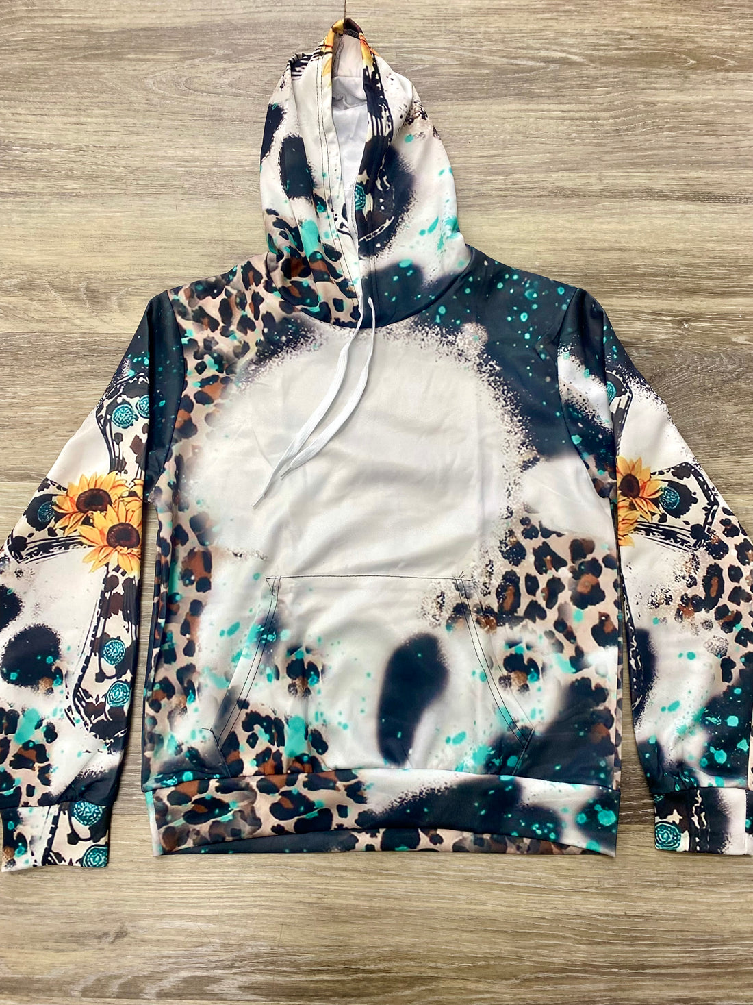 Sunflower Faux Bleached Hoodie