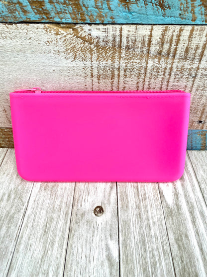 Silicone Zippered Waterproof Cosmetic Bag
