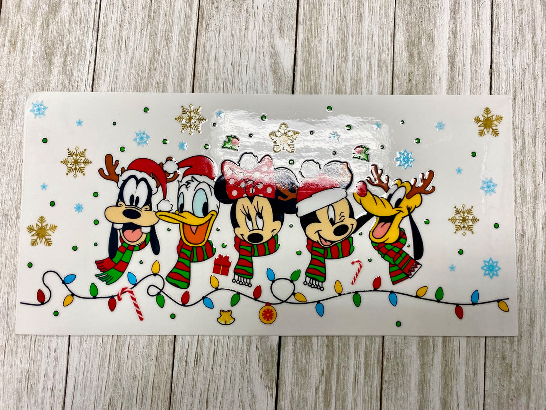 Disney Christmas UV DTF Cup Wrap, Festive Disney Cup Decor, Holiday UV DTF Drinkware Decal, Custom Disney Christmas Cup Label, Magical UV DTF Cup Wrap Design, Disney-Themed Drink Container Wrap, Personalized Christmas Cup Adornment, UV DTF Printing for Disney Fans, Christmas Celebration Cup Sleeve, Disney Characters UV DTF Wrap, Unique Disney Christmas Drink Label, Festive UV DTF Cup Decoration, Disney Magic Cup Sleeve,