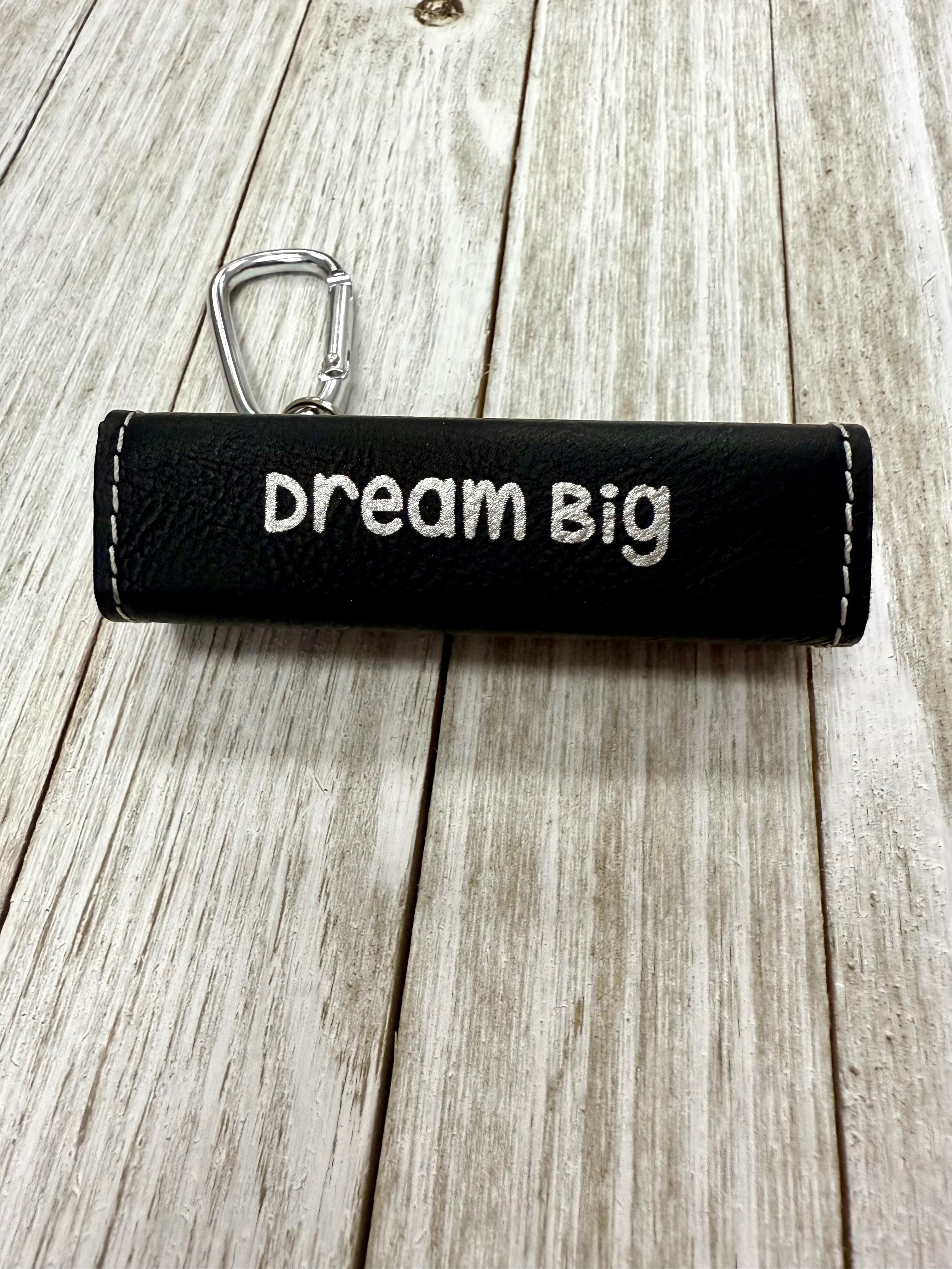 Black/Silver Laserable Leatherette 2200 mAh Power Bank with USB Cord