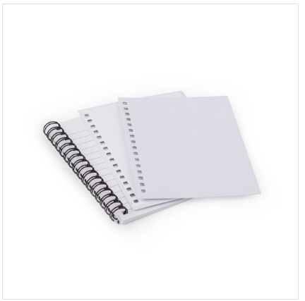 4.25” X 5.75” Fabric Sublimation Notebook Journal