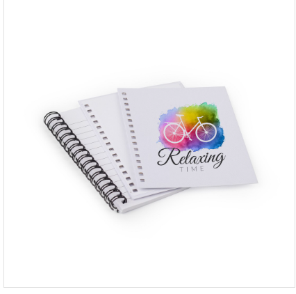 4.25” X 5.75” Fabric Sublimation Notebook Journal