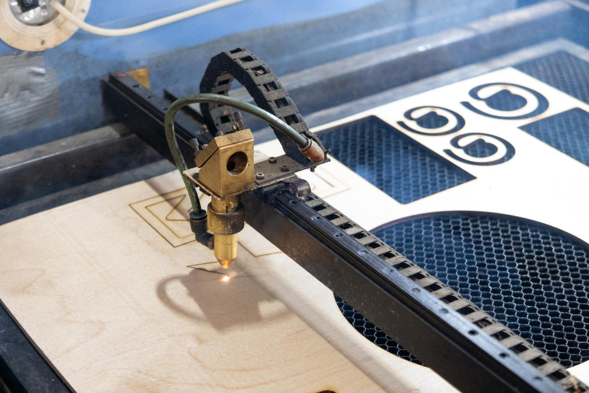 laser engraving on wood