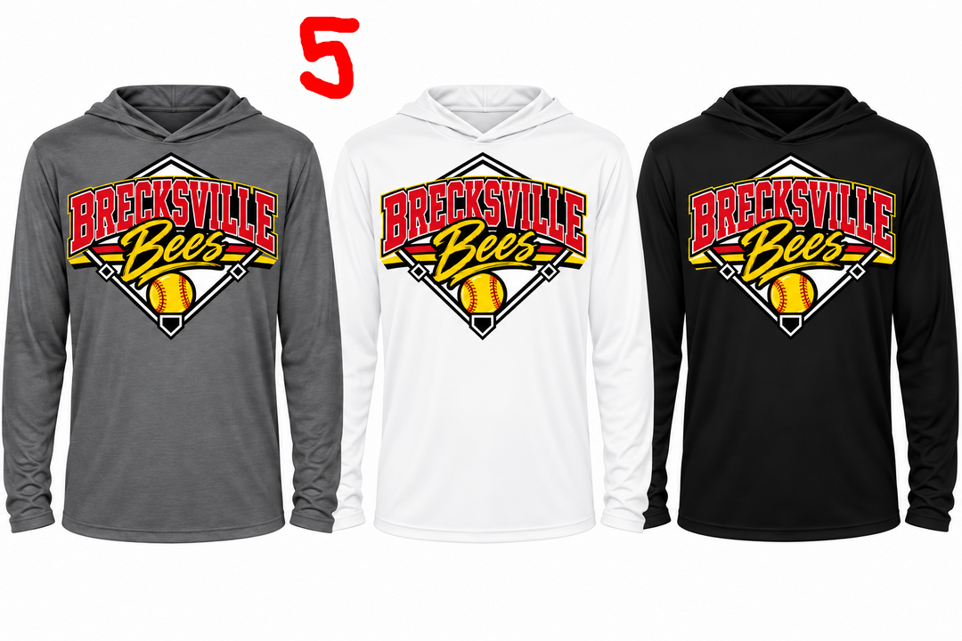 Youth Team 365 Zone Performance Hooded Long Sleeve T-Shirt