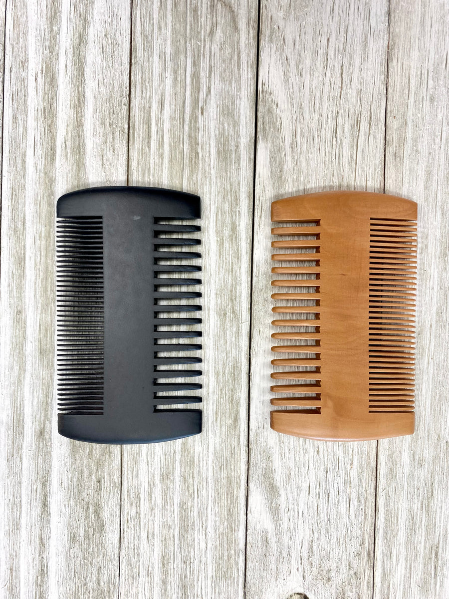 Grooming Facial Hair Stylish Beard Premium Comb Beard Care Wooden Comb Handcrafted Grooming Men's Grooming Tool Detangling Beard Luxury Beard Comb Fine-toothed Comb Beard Maintenance Beard Styling