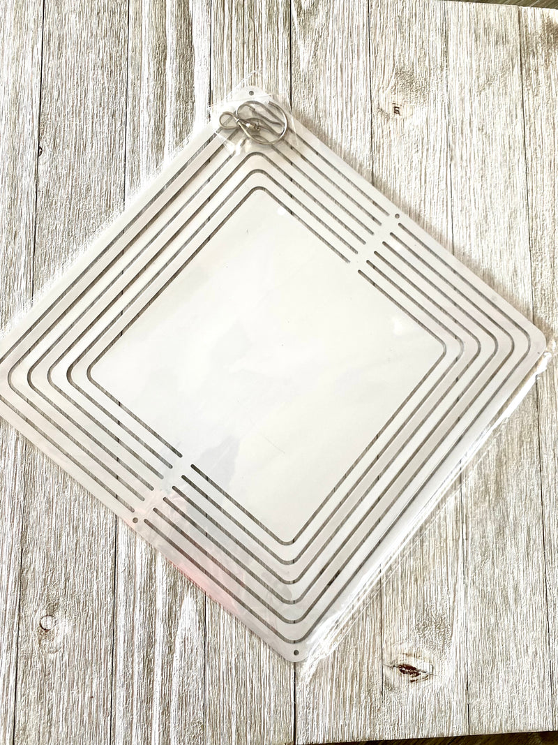 Square Sublimation Wind Spinner