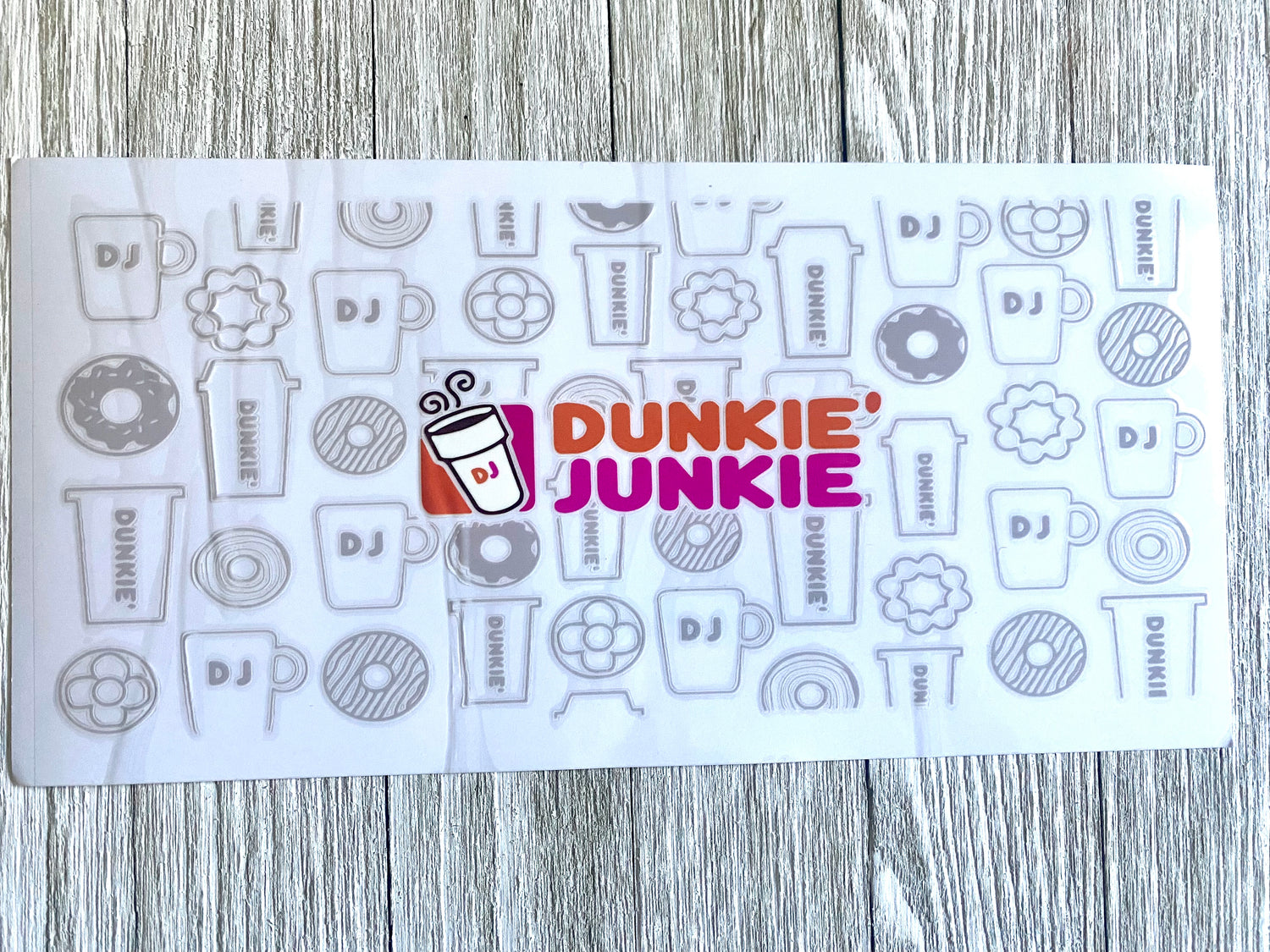 Dunkie Junkie UV DTF Cup Wrap