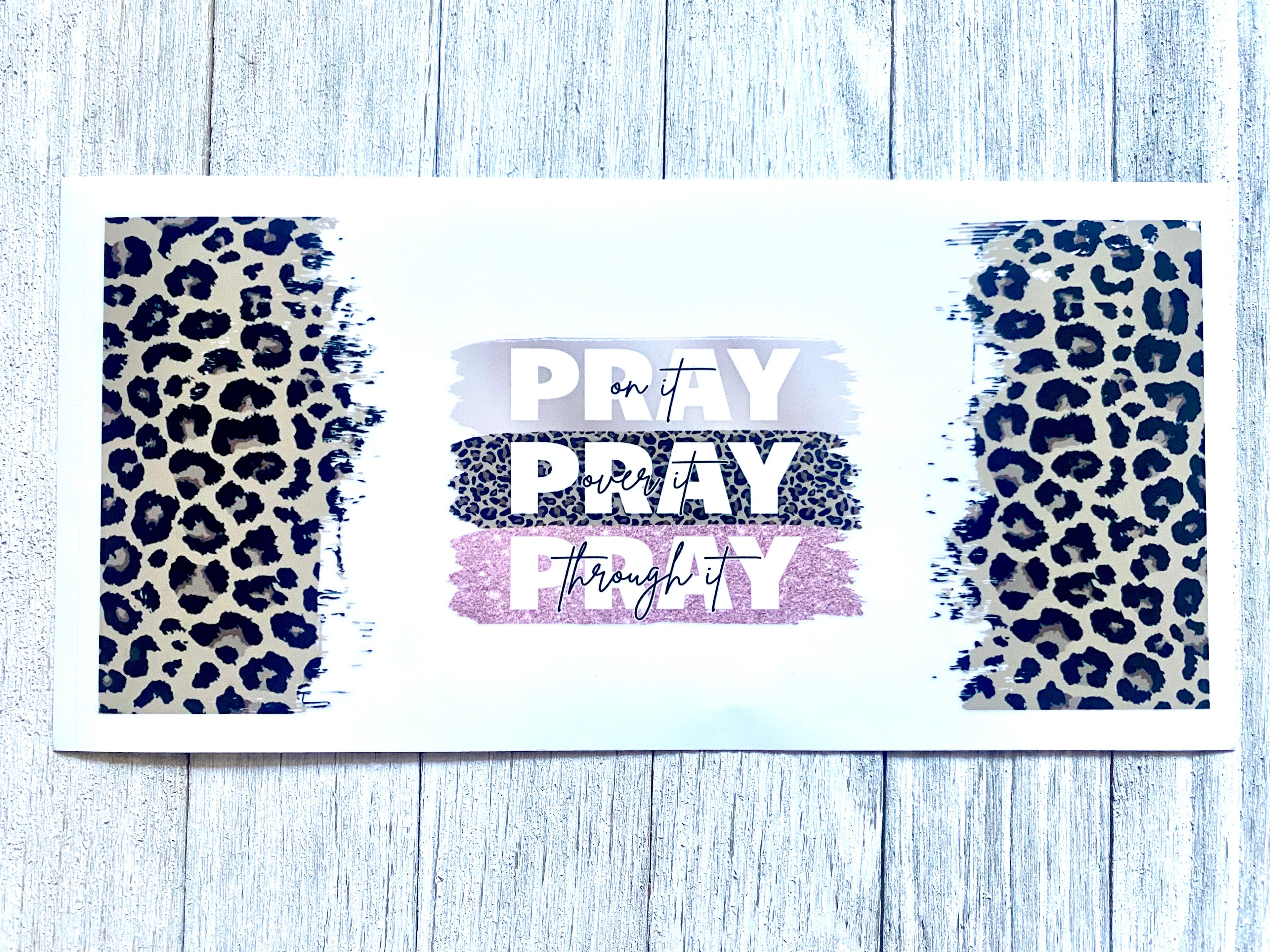 Pray UV DTF Cup Wrap