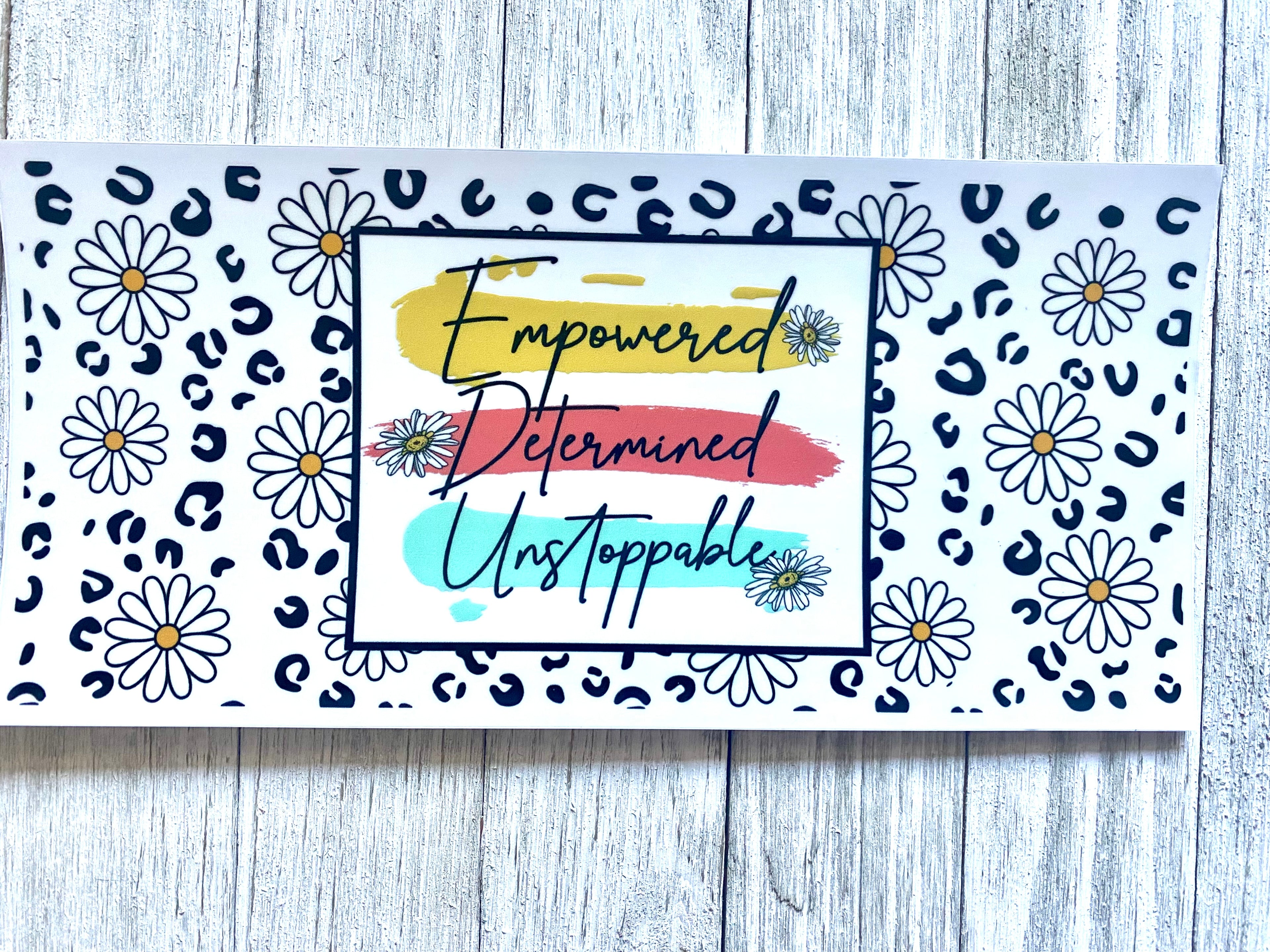 Empowered UV DTF Cup Wrap