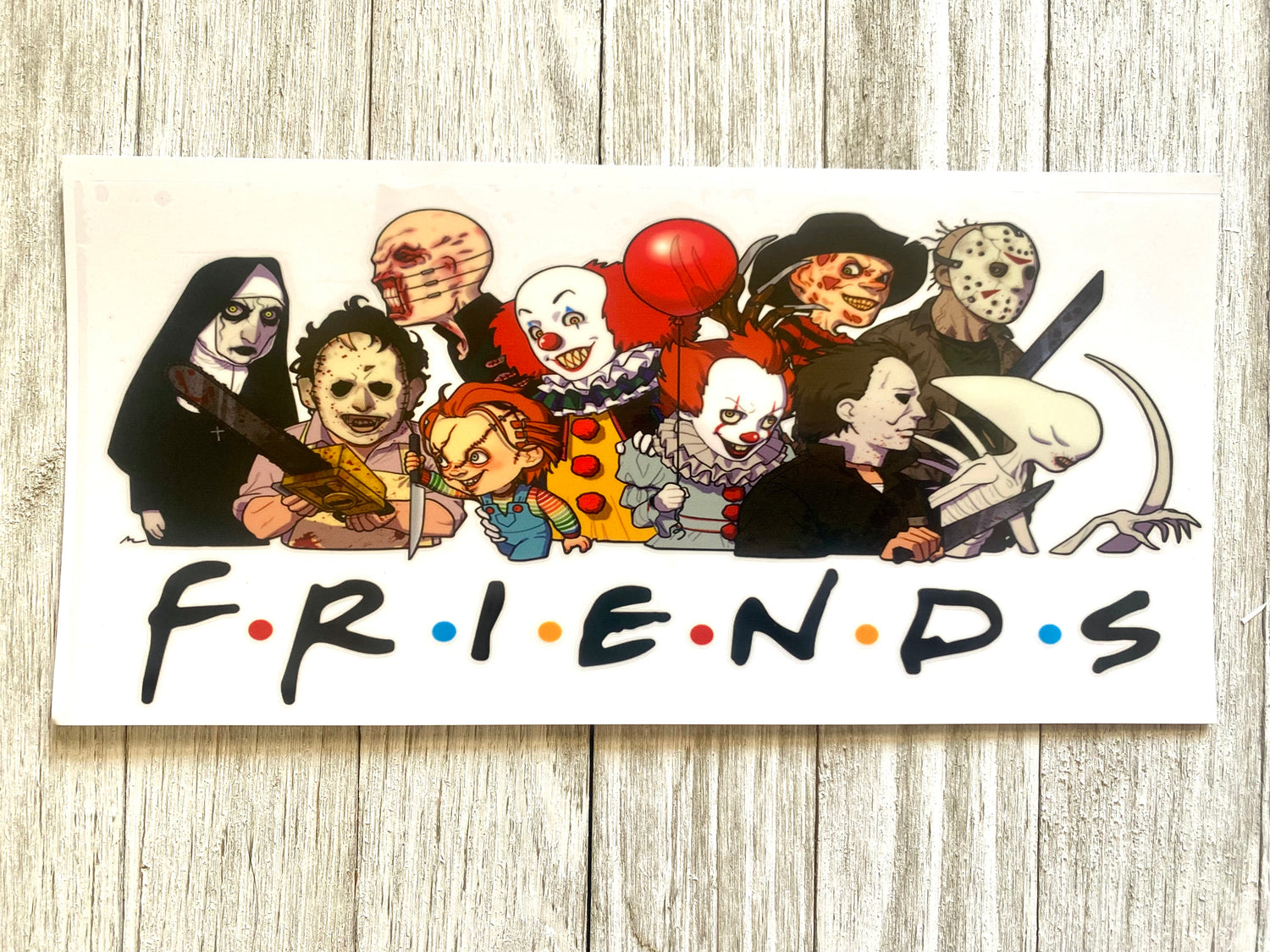 Halloween Friends DTF Cup Wrap