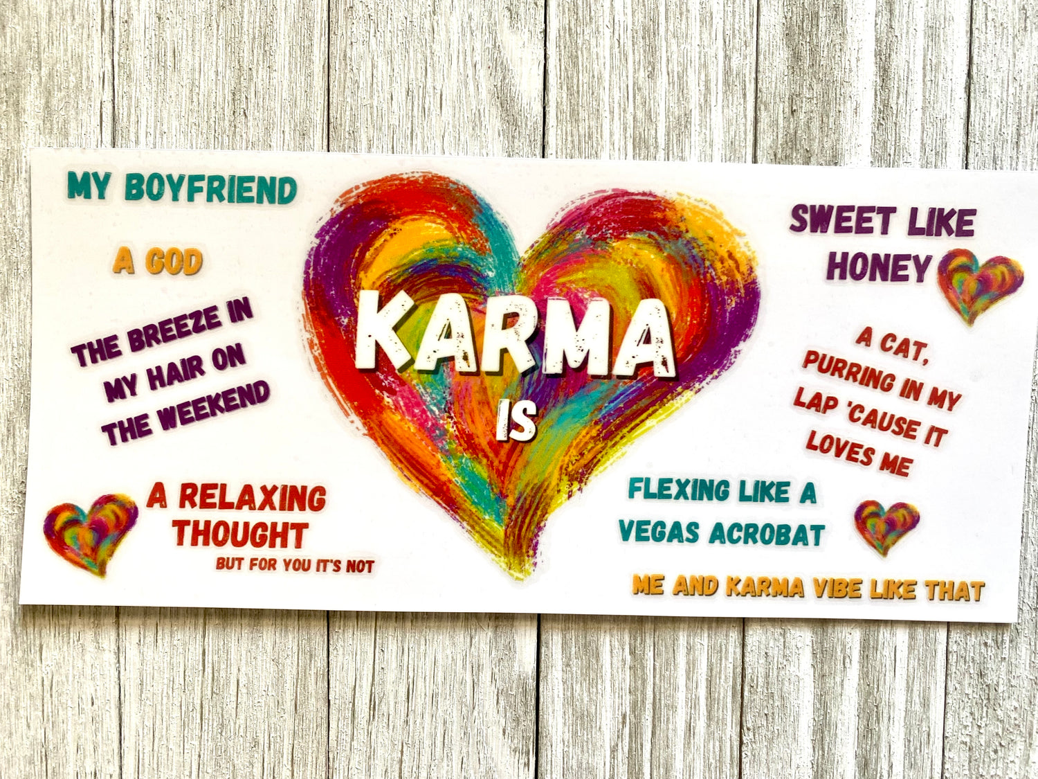 Karma UV DTF Cup Wrap