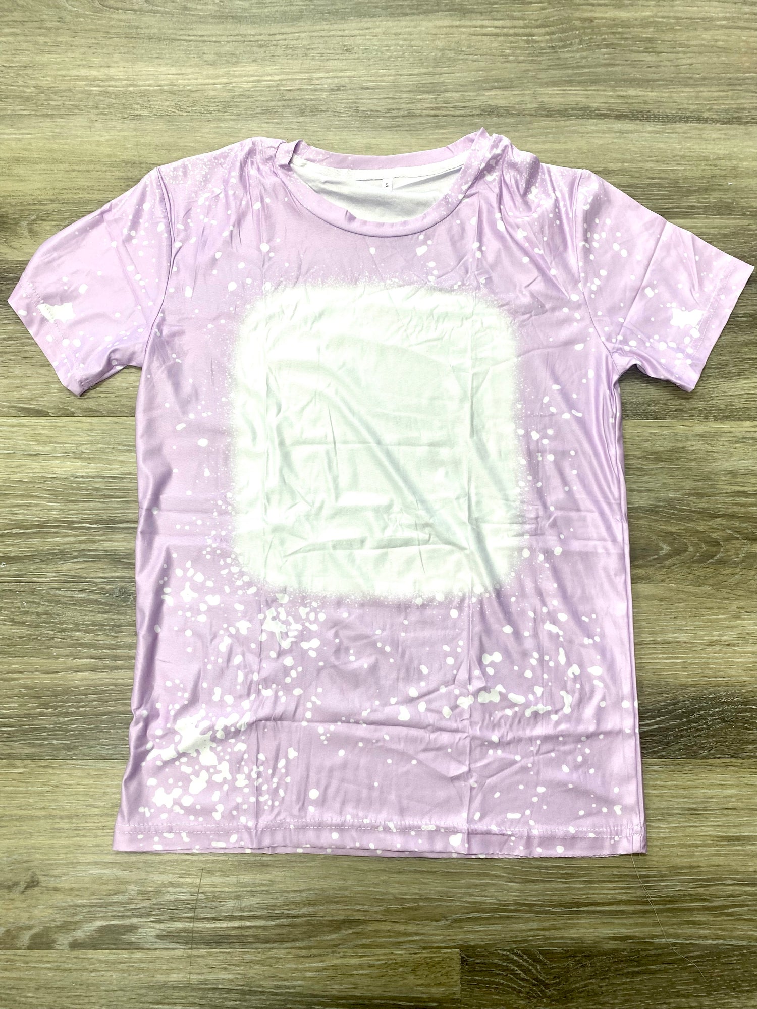 Polyester Faux Bleached T-Shirts