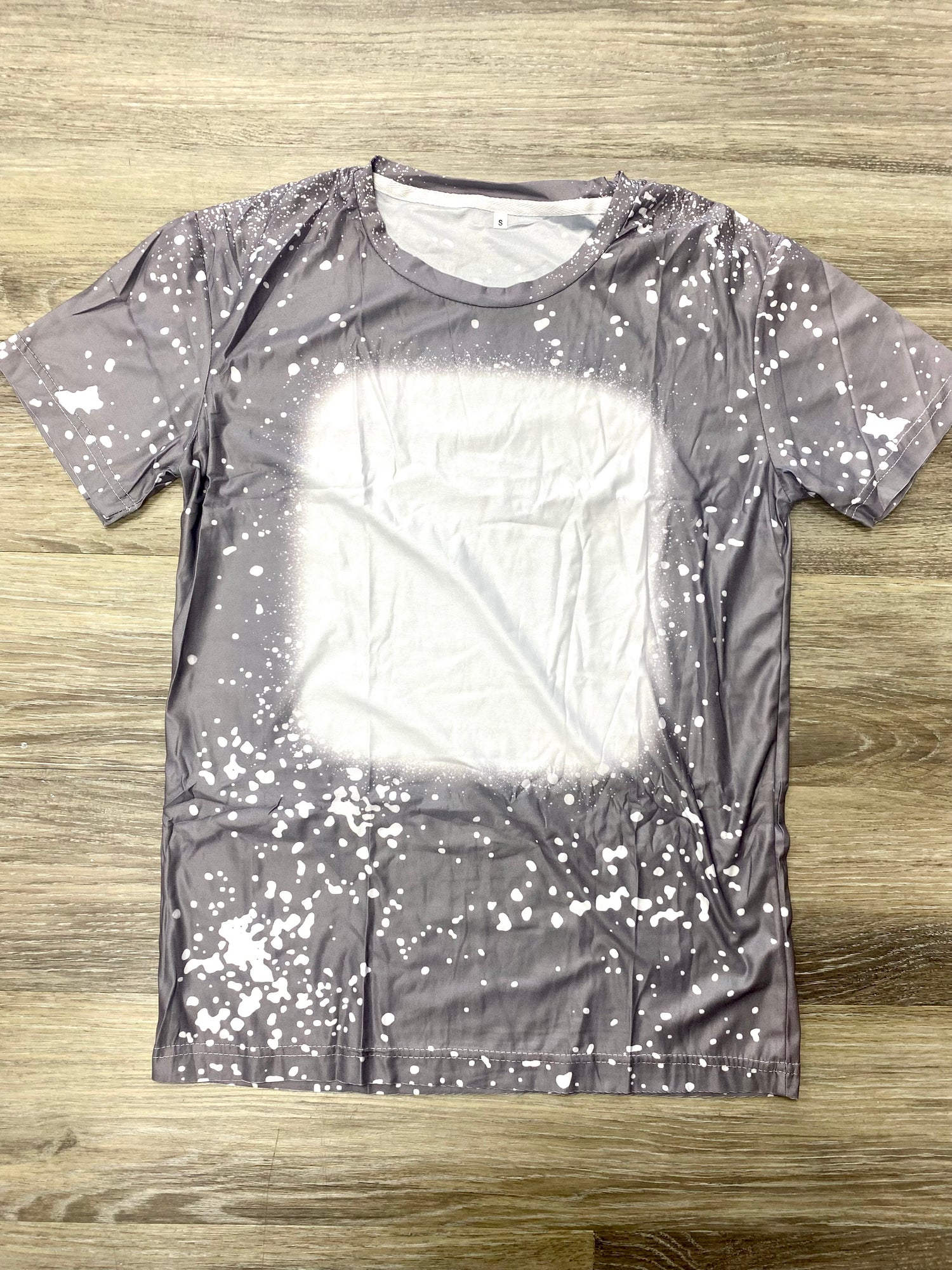 Polyester Faux Bleached T-Shirts