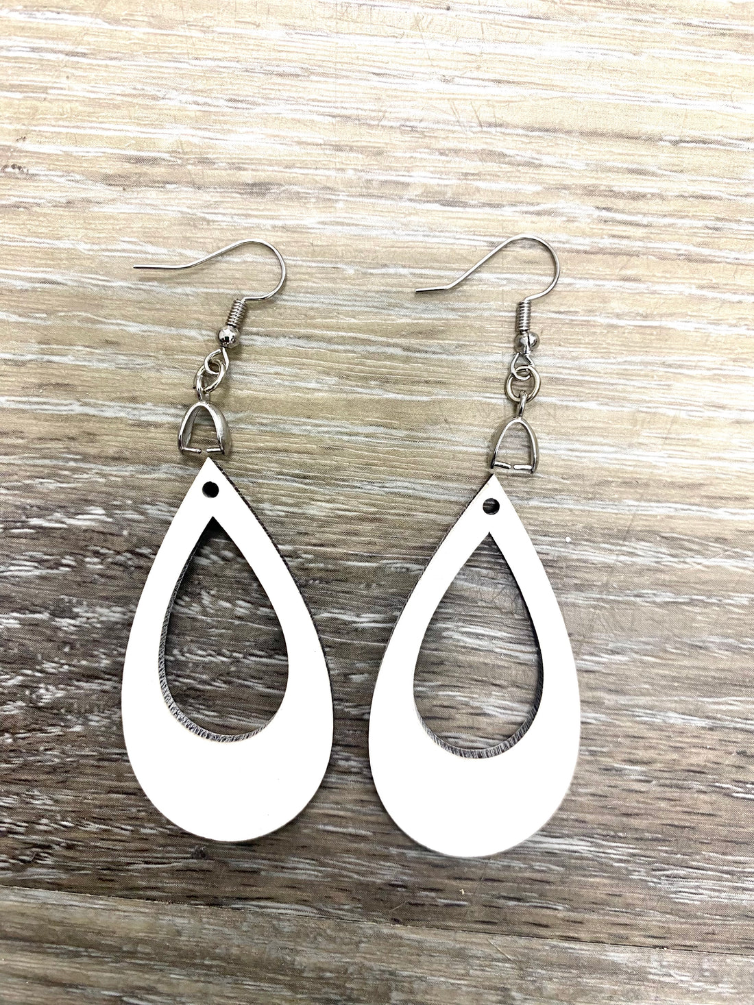 Open Teardrop Sublimation Earrings