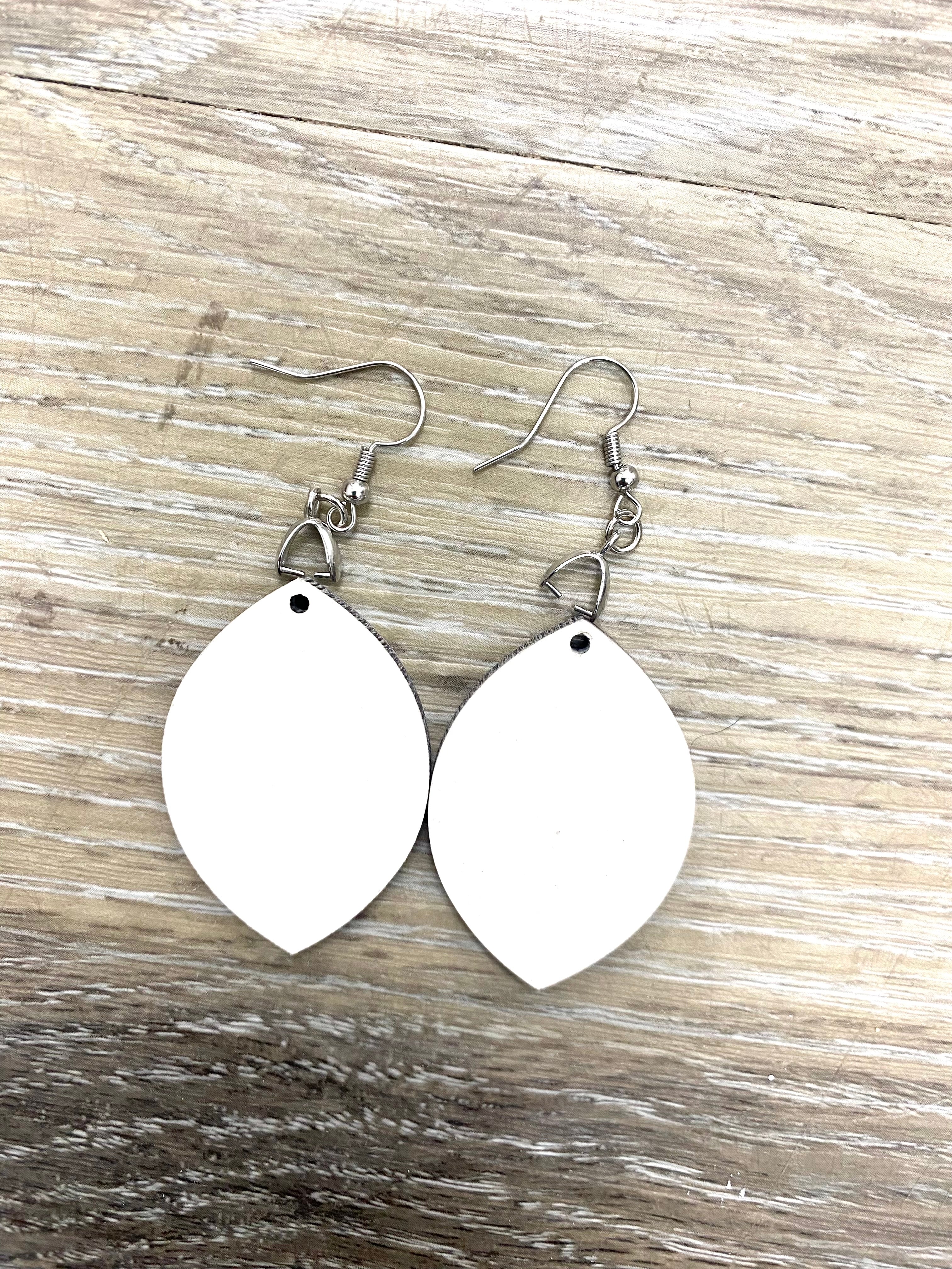 Leaf Sublimation Earrings