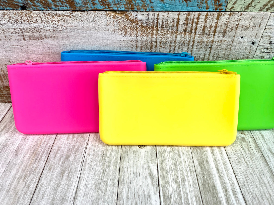 Silicone Zippered Waterproof Cosmetic Bag