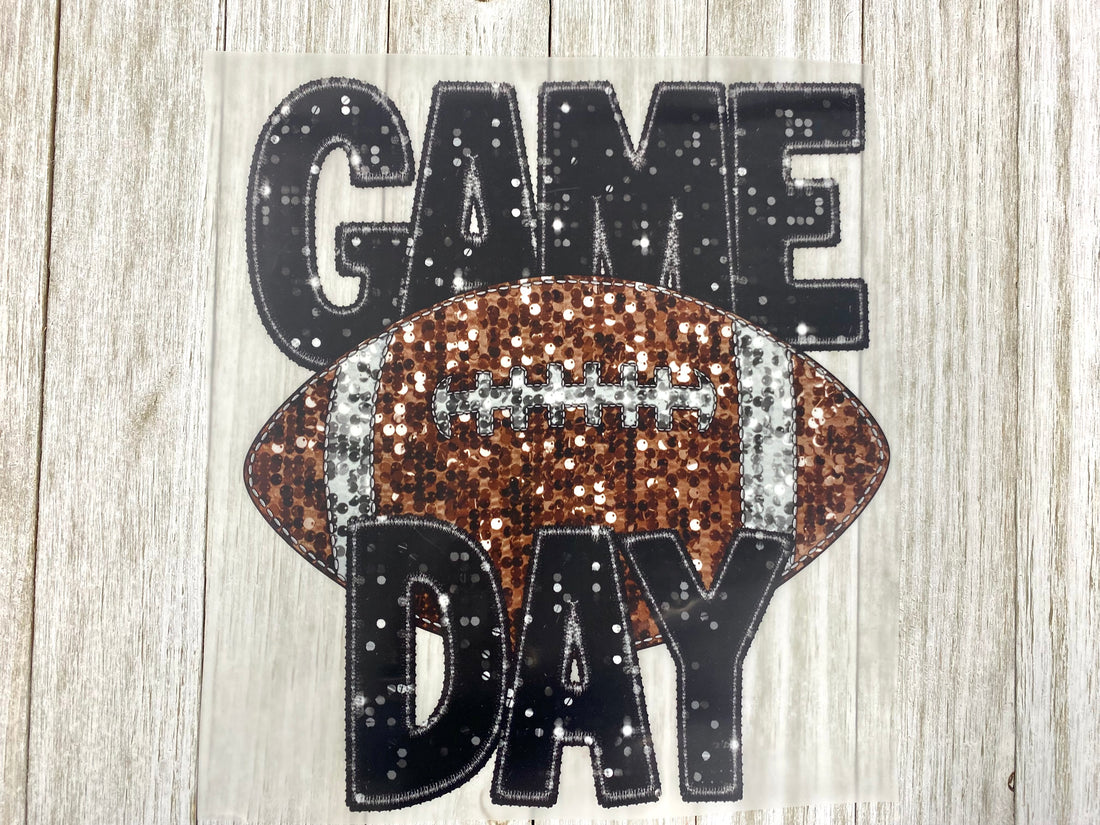 Game Day Faux Sequin DTF Transfer