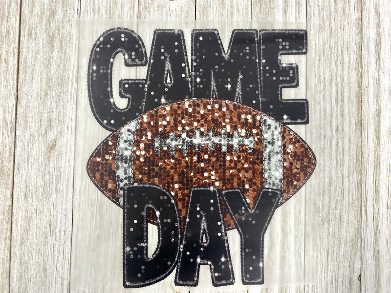 Game Day Faux Sequin DTF Transfer