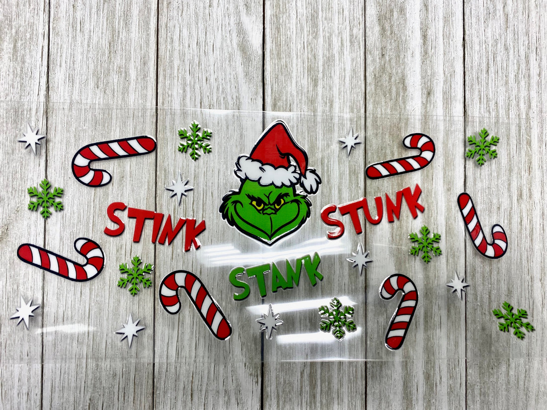 Stink Stank Stunk UV DTF Cup Wrap