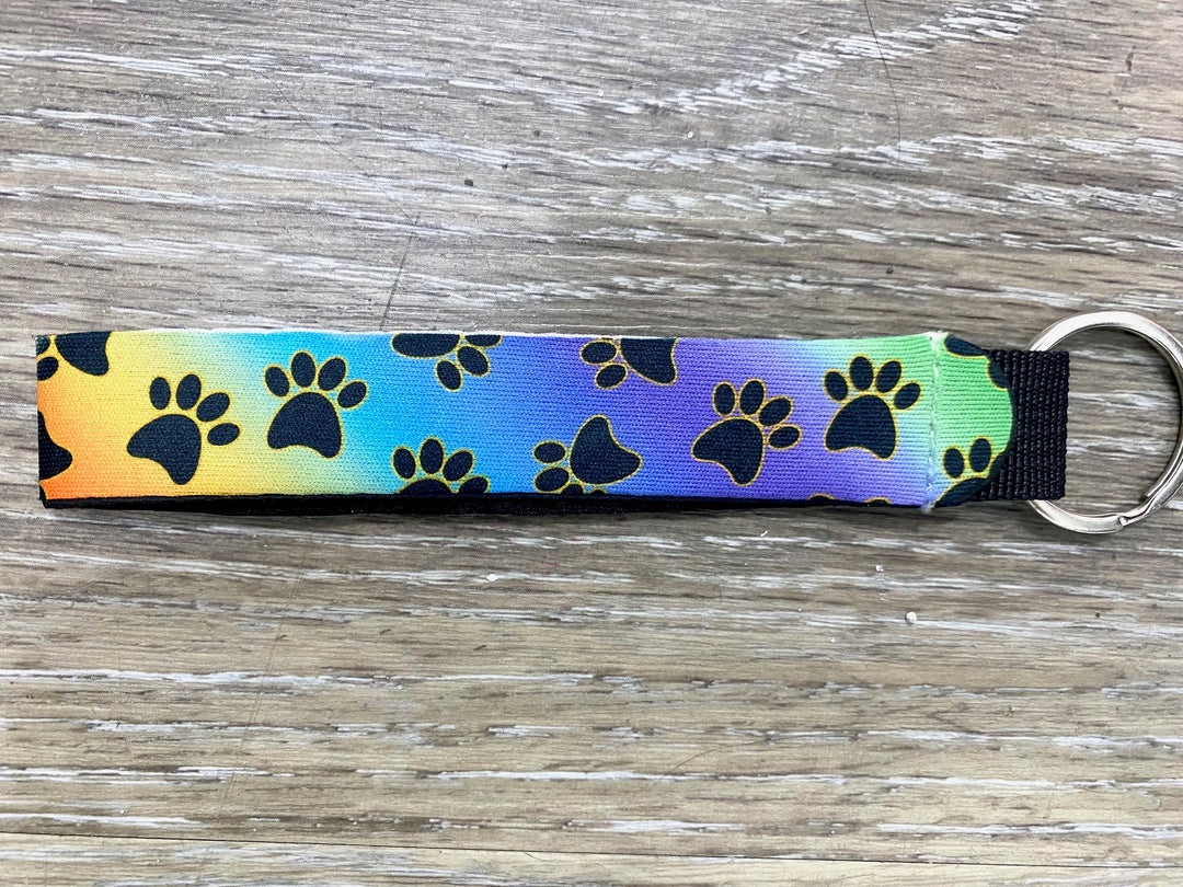 Sublimation Neoprene 6" Wristlet Keychain