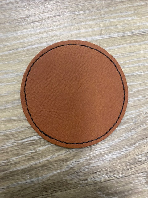 Laserable Leatherette Patches - Iron on 3&quot;x2&quot;