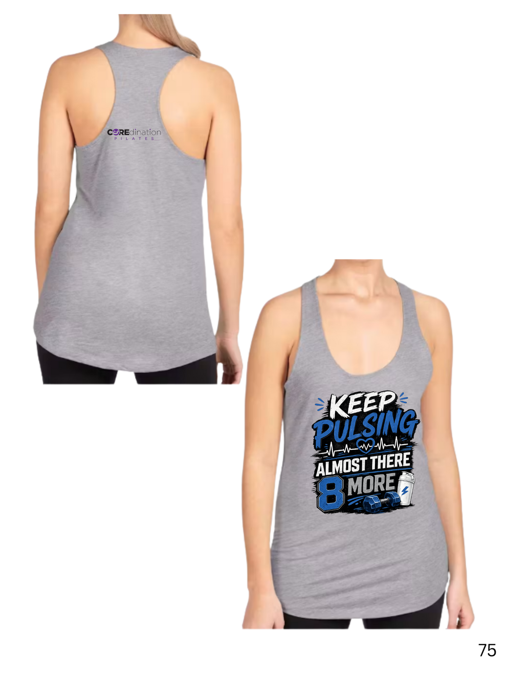 Keep Pulsing Almost There (Blue, Black, &amp; White Image)