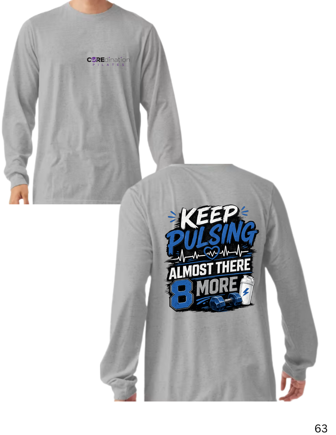 Keep Pulsing Almost There (Blue, Black, &amp; White Image)