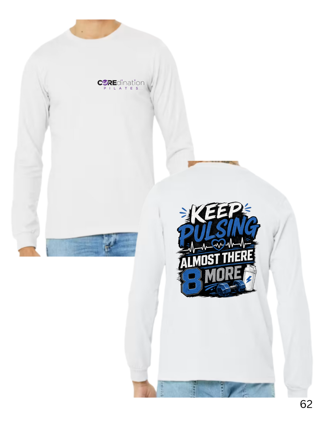 Keep Pulsing Almost There (Blue, Black, &amp; White Image)