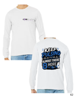 Keep Pulsing Almost There (Blue, Black, & White Image)