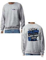 Keep Pulsing Almost There (Blue, Black, & White Image)