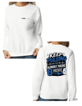 Keep Pulsing Almost There (Blue, Black, & White Image)