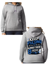 Keep Pulsing Almost There (Blue, Black, & White Image)
