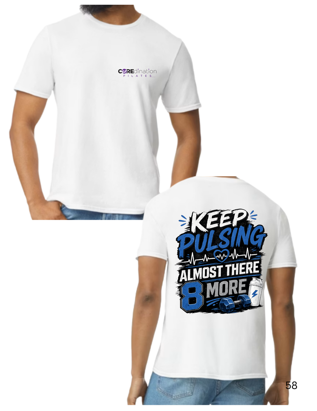 Keep Pulsing Almost There (Blue, Black, &amp; White Image)