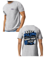 Keep Pulsing Almost There (Blue, Black, & White Image)