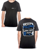 Keep Pulsing Almost There (Blue, Black, & White Image)
