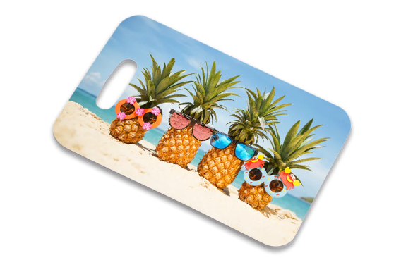 2.75" x 4" Rectangle Sublimation Bag Tag