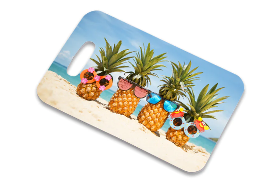 2.75&quot; x 4&quot; Rectangle Sublimation Bag Tag