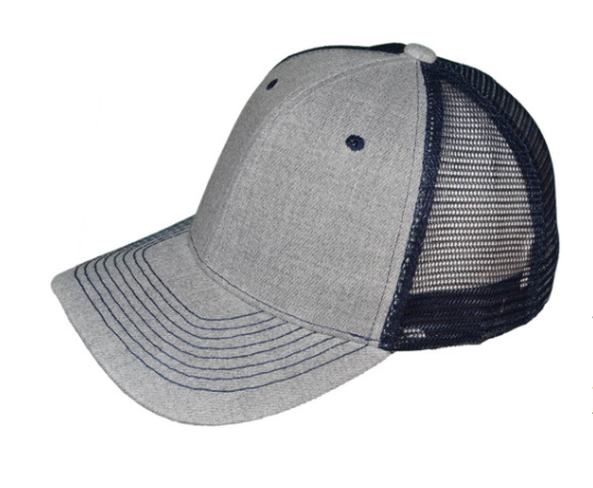 Adult Structured Trucker Hats with Mesh Back