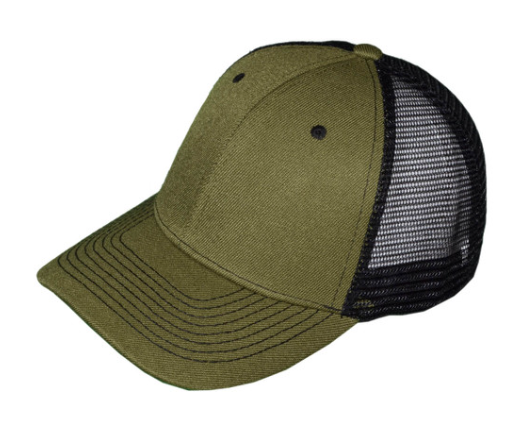 Adult Structured Trucker Hats with Mesh Back