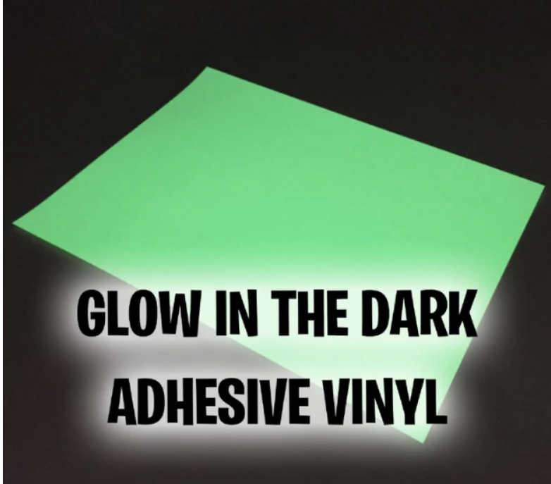 Glow in the Dark Decal Vinyl 12&quot;x12&quot;