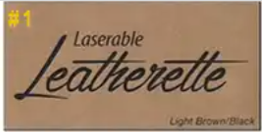 Laserable Leatherette Patches - Iron on 3&quot;x2&quot;