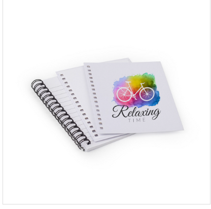 4.25” X 5.75” Fabric Sublimation Notebook Journal