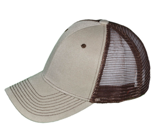 Adult Structured Trucker Hats with Mesh Back