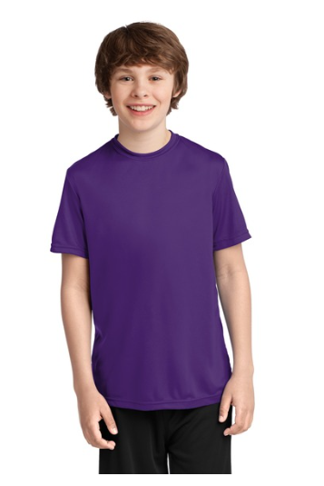 Youth Port &amp; Company Performance T-shirt (100% Polyester)