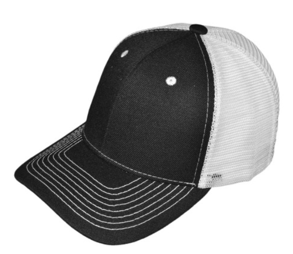 Adult Structured Trucker Hats with Mesh Back